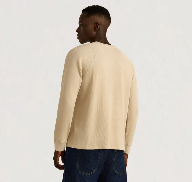 Waffle Raglan Long Sleeve