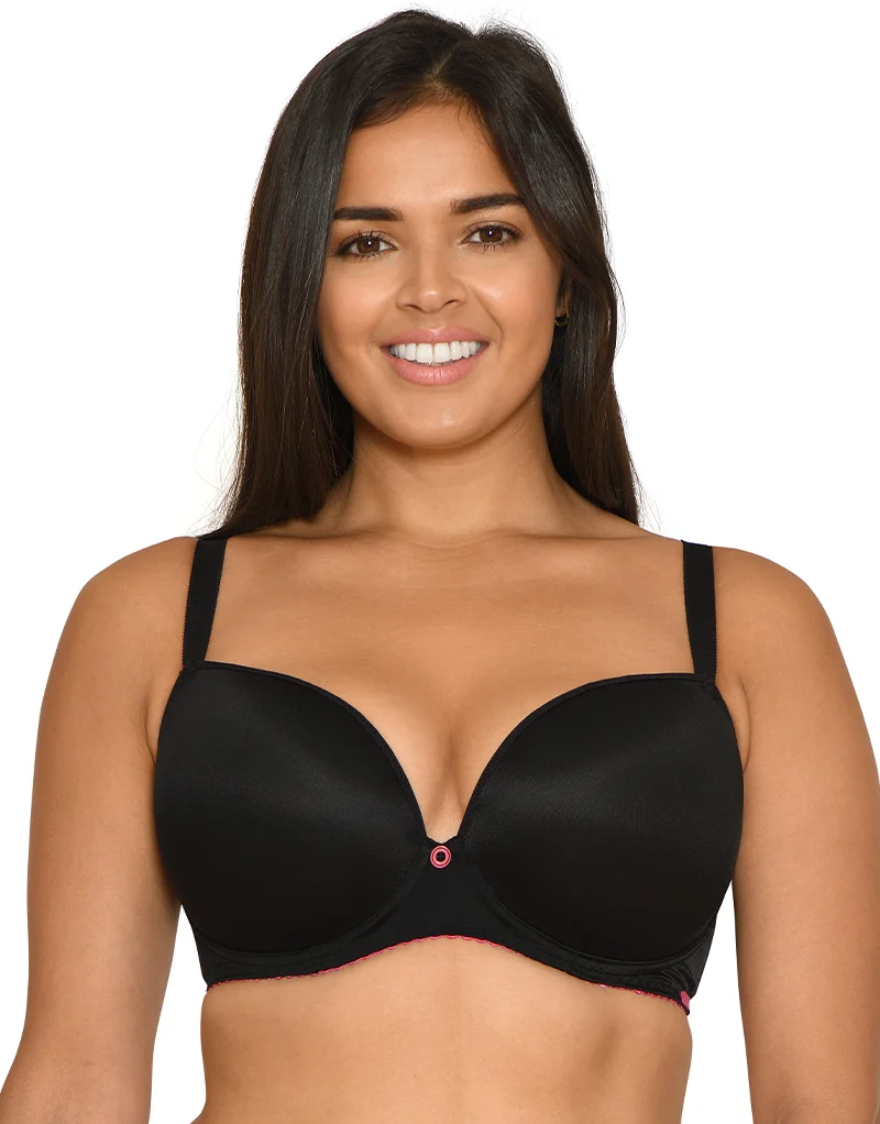 Curvy Kate Smoothie Soul Moulded Plunge Bra Black