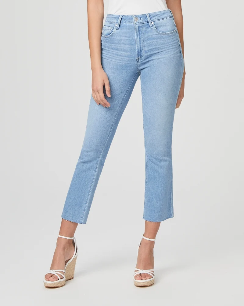 Colette Crop Sky Touch Distressed