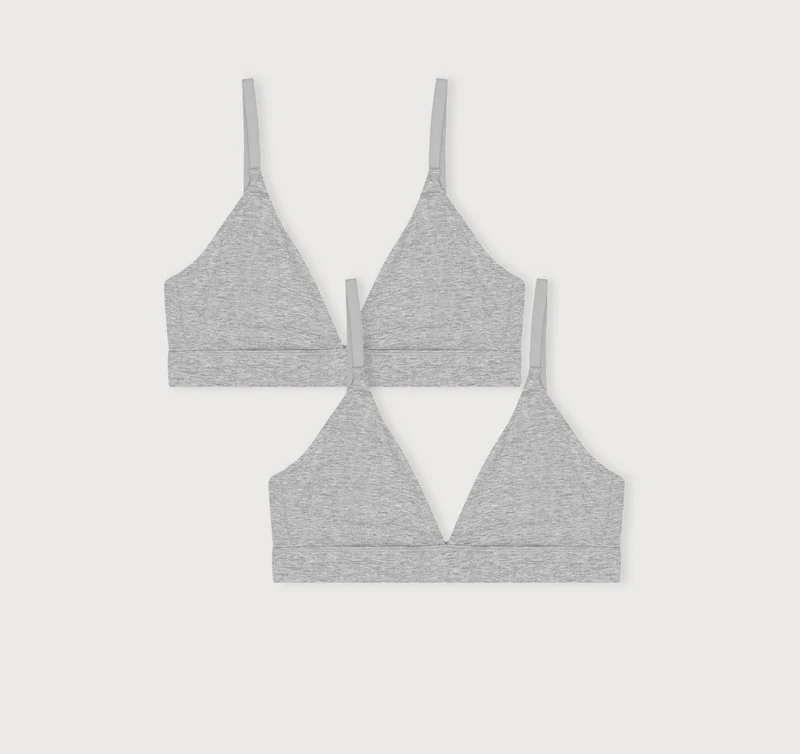 Core Triangle Bralette 2-pack