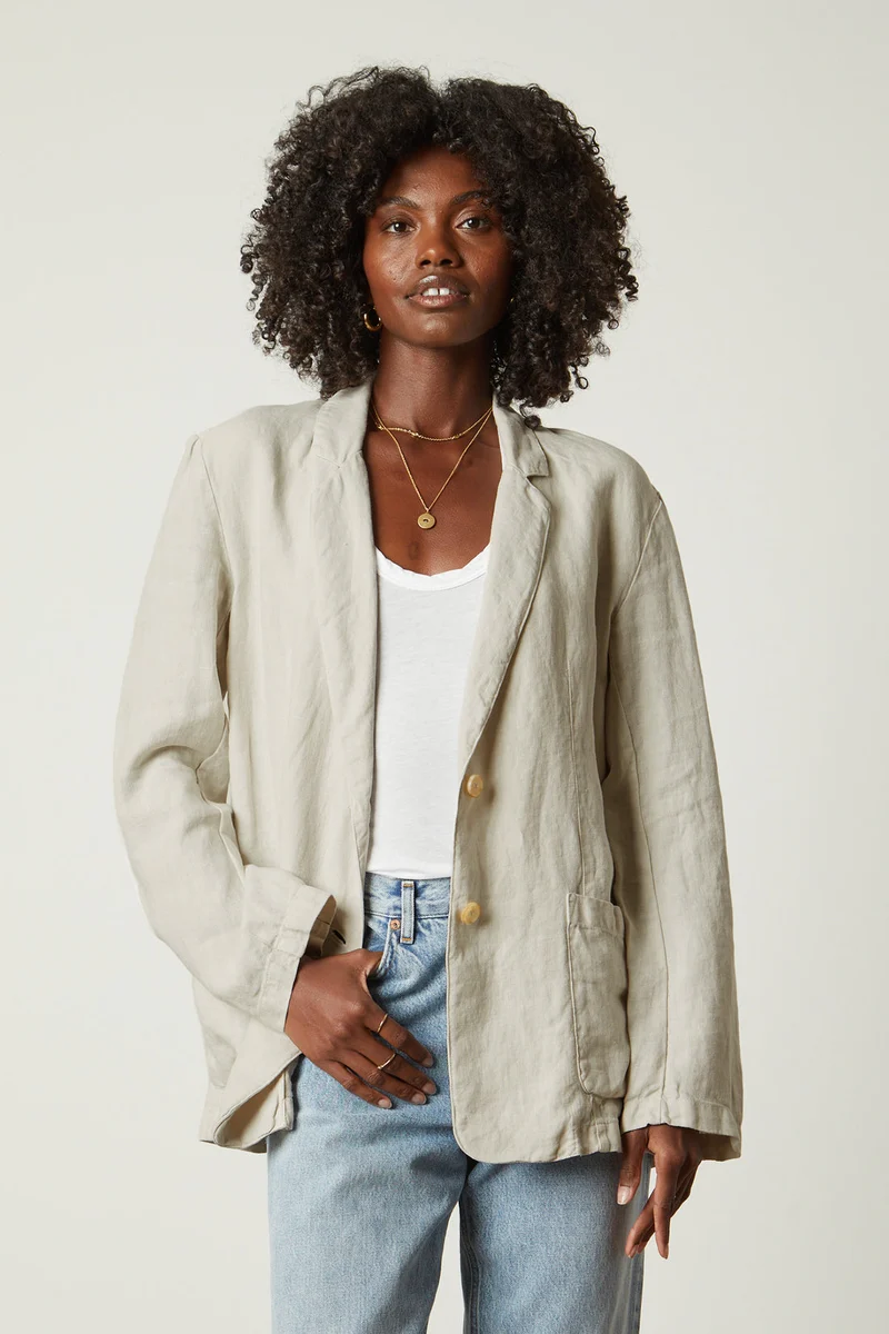 Cassie Linen Jacket