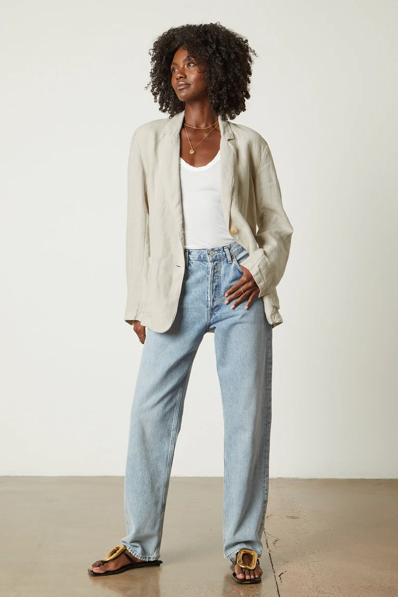 Cassie Linen Jacket
