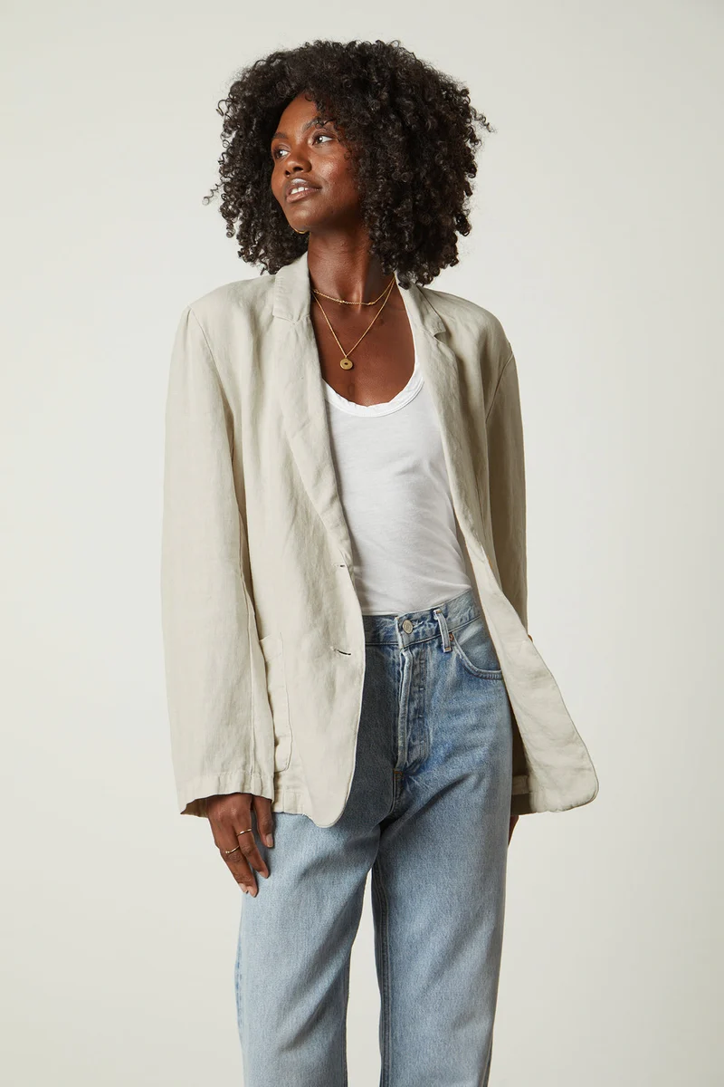Cassie Linen Jacket