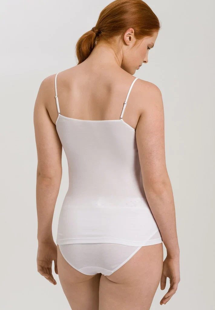 Moments Cotton Spaghetti Top White