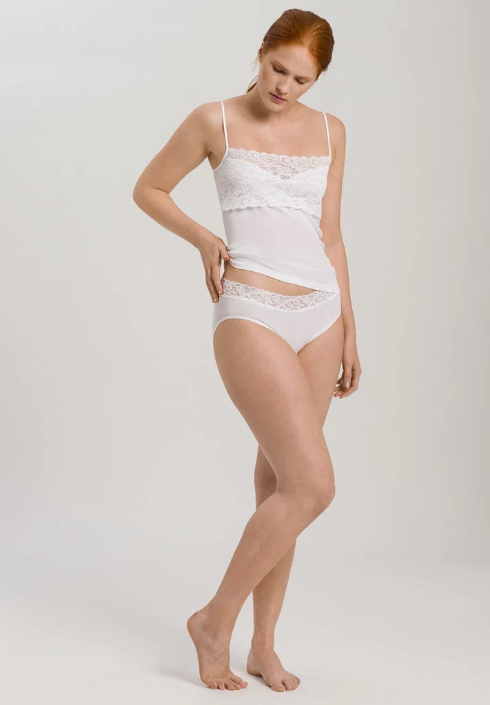 Moments Cotton Spaghetti Top White