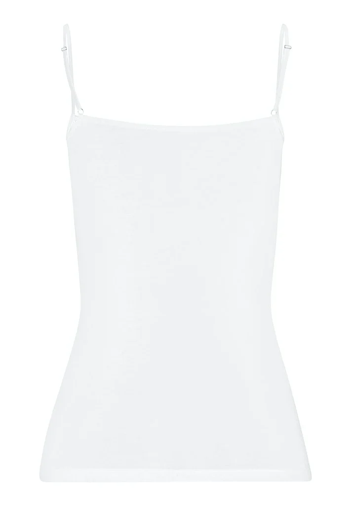 Moments Cotton Spaghetti Top White