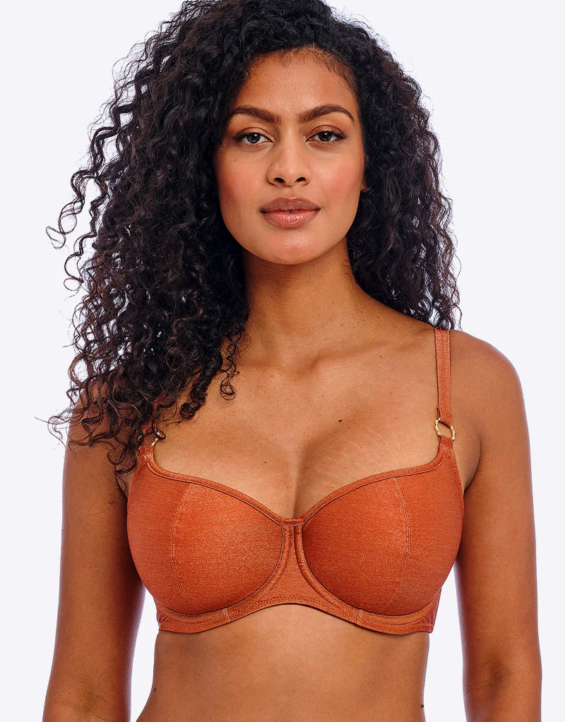 Freya Arizona Wave Sweetheart Padded Bikini Top Golden Hour Orange