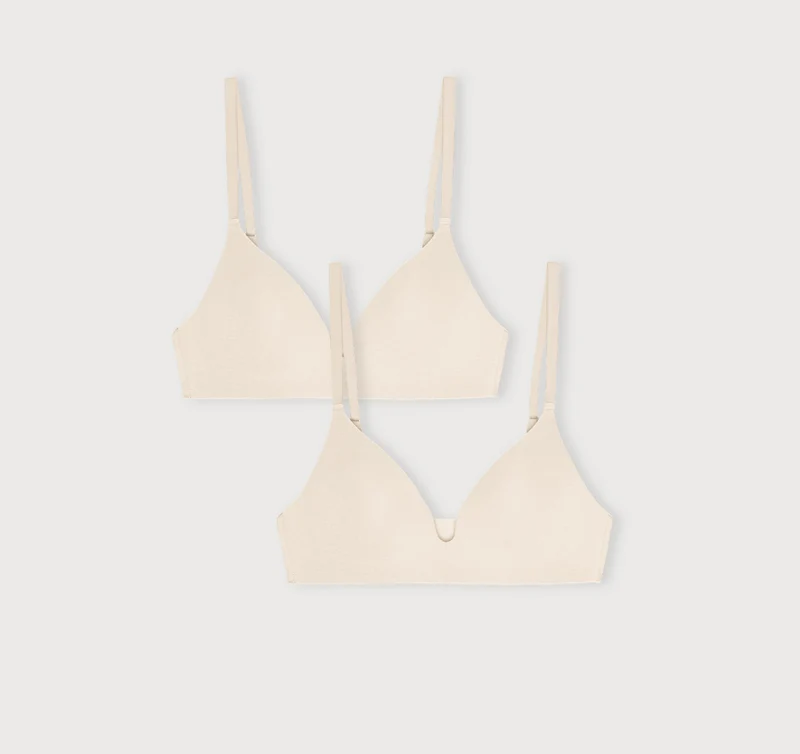Core Wireless Plunge Bra 2-Pack