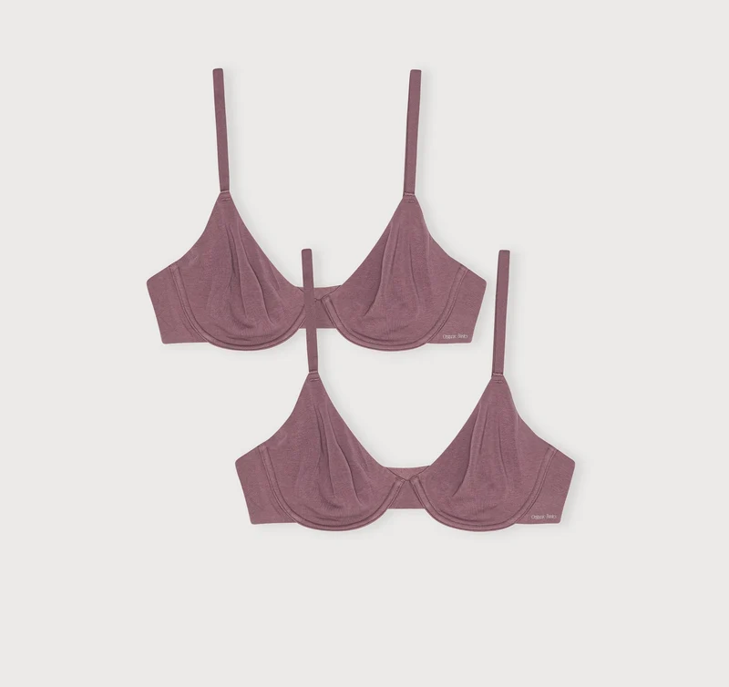 Core Unlined Demi Bra 2-Pack