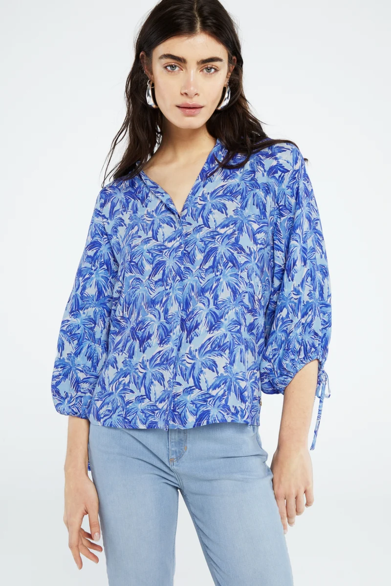 Cooper Caribbean Blue Blouse