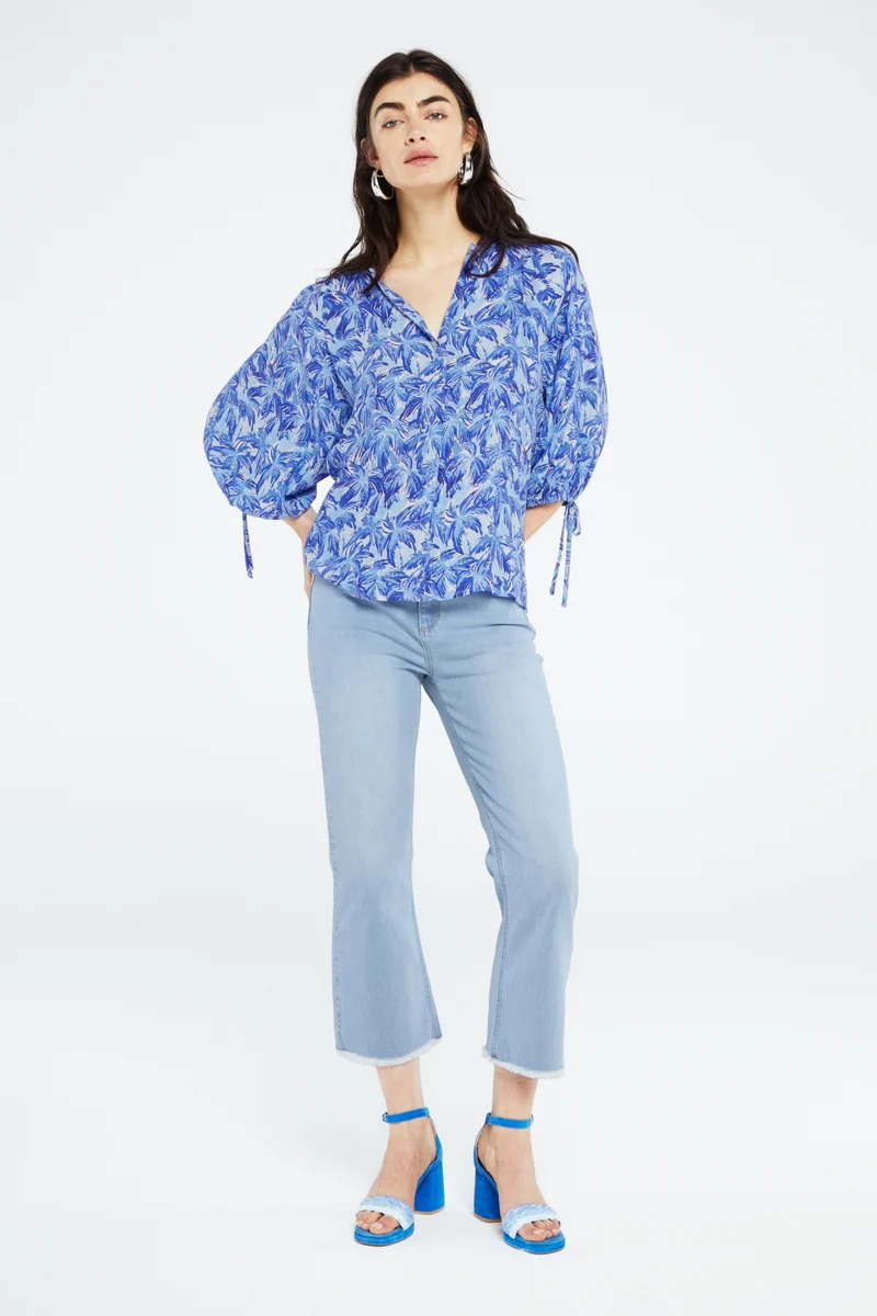 Cooper Caribbean Blue Blouse