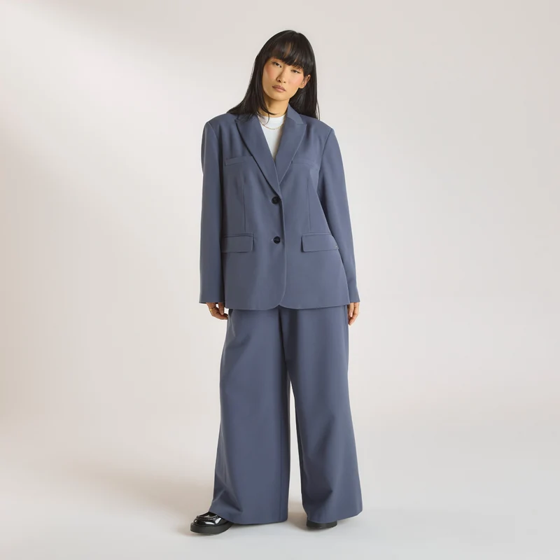 Oversized Blazer - Blue