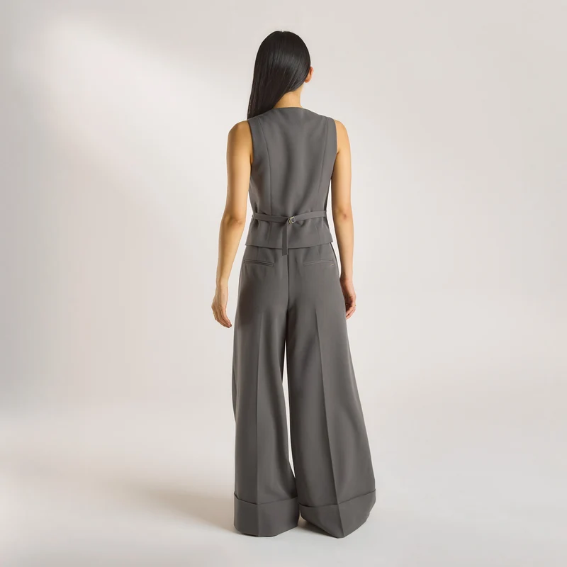 Tailored Waistcoat - Charcoal