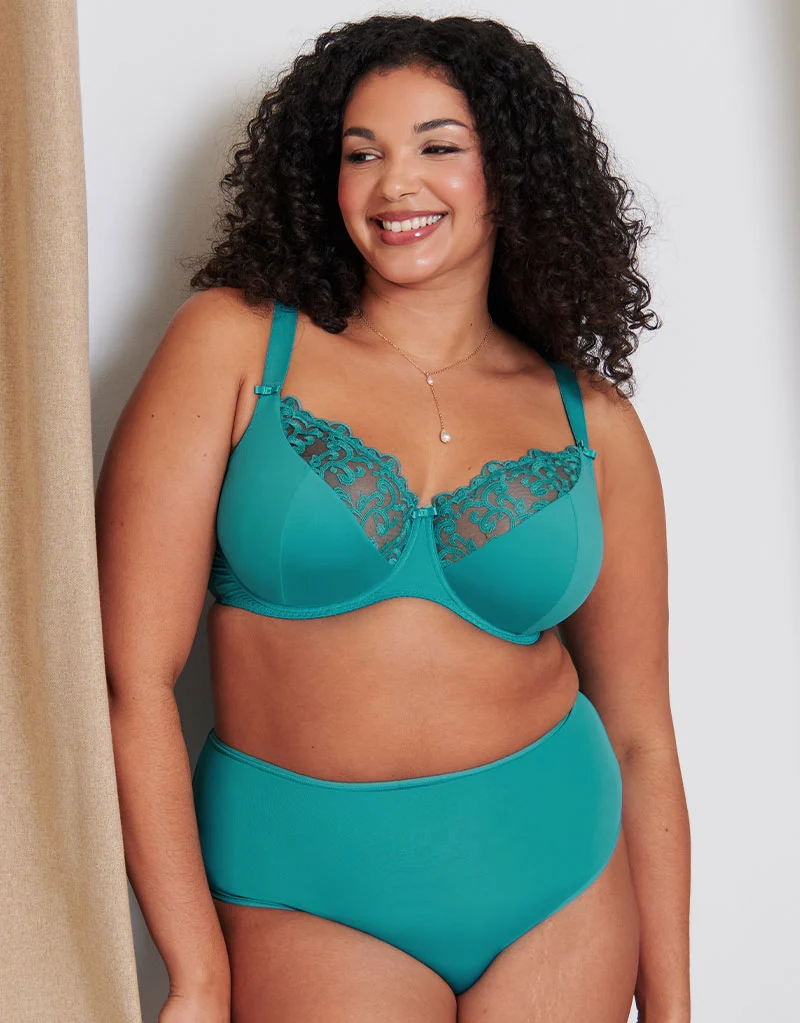 Flirtelle Everyday Full Brief Teal Blue