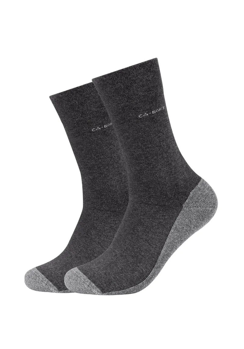 Unisex ca-soft walk Socks 2p