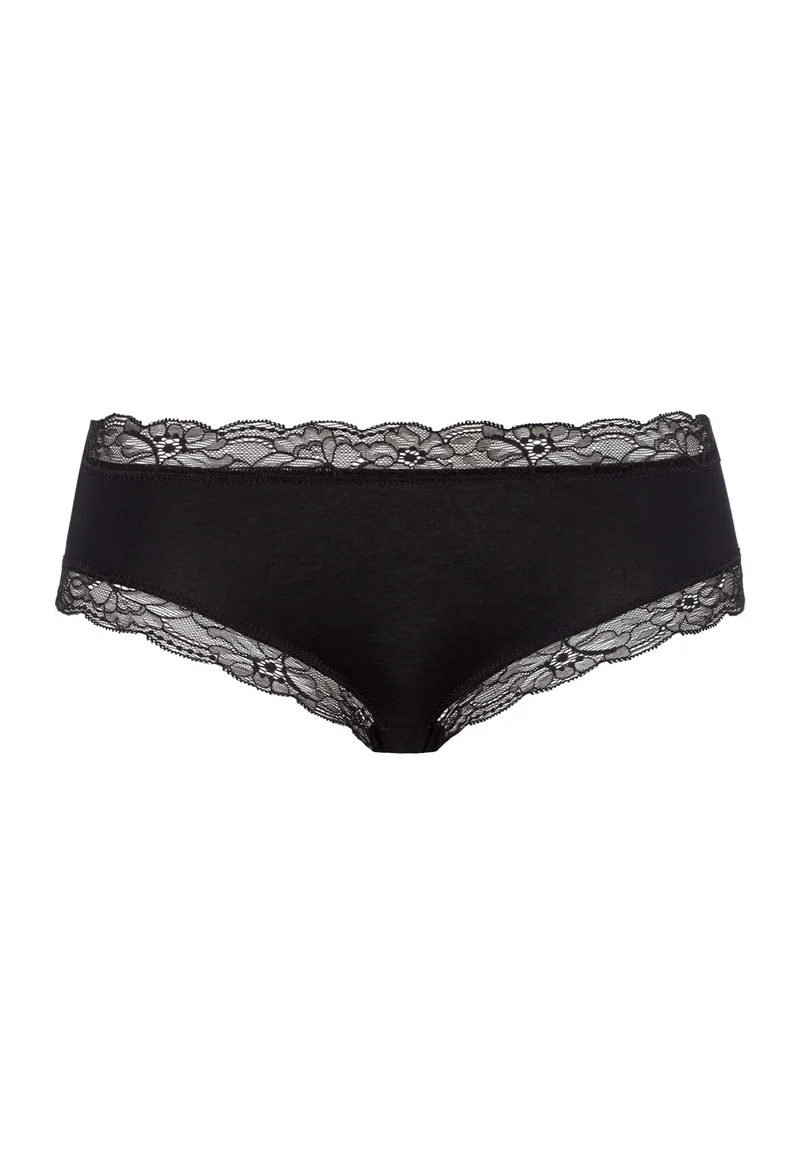 Cotton Lace Hipster | black 072438-070019