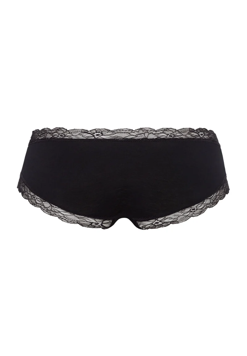 Cotton Lace Hipster | black 072438-070019