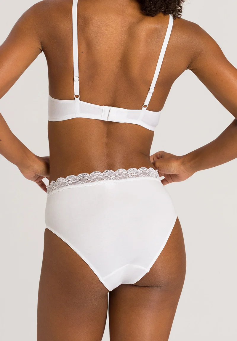 Cotton Lace Padded Bra | white 072433-070101