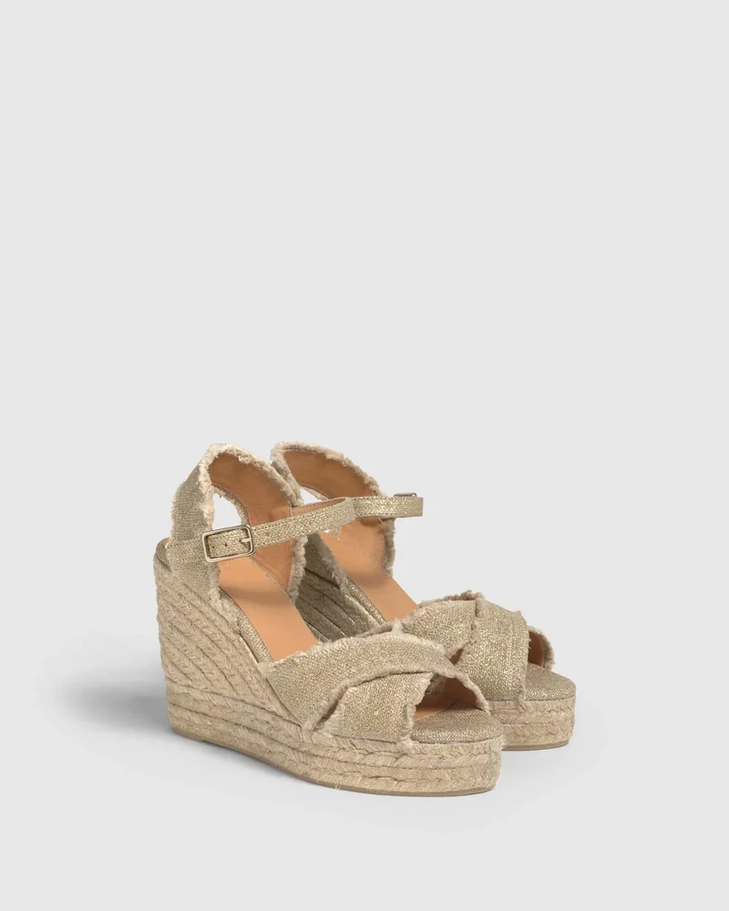 Bromelia 8ED Gold Espadrilles