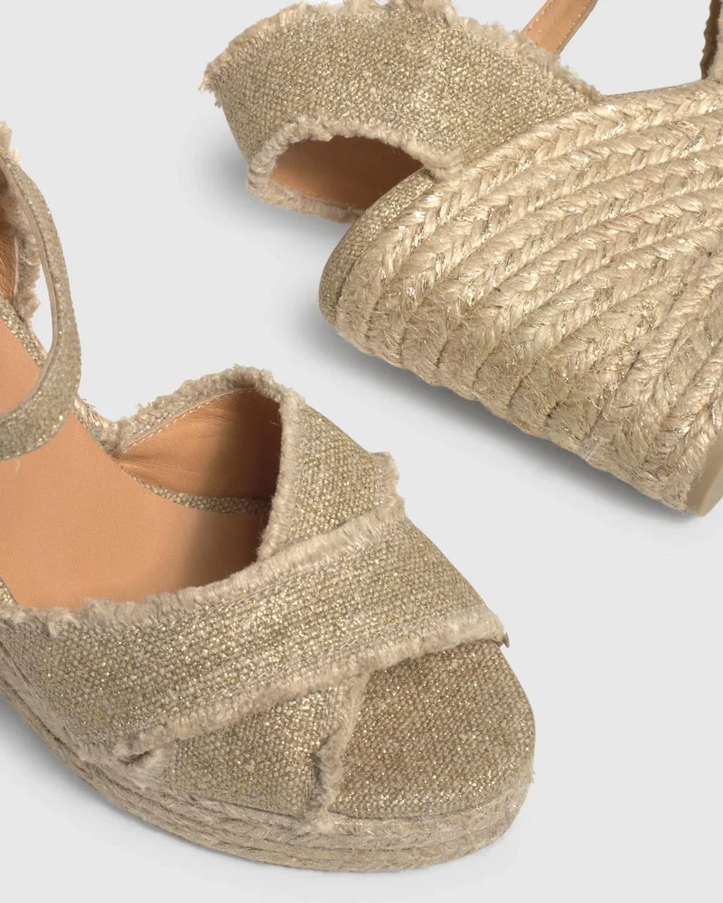 Bromelia 8ED Gold Espadrilles
