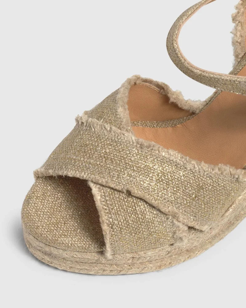Bromelia 8ED Gold Espadrilles