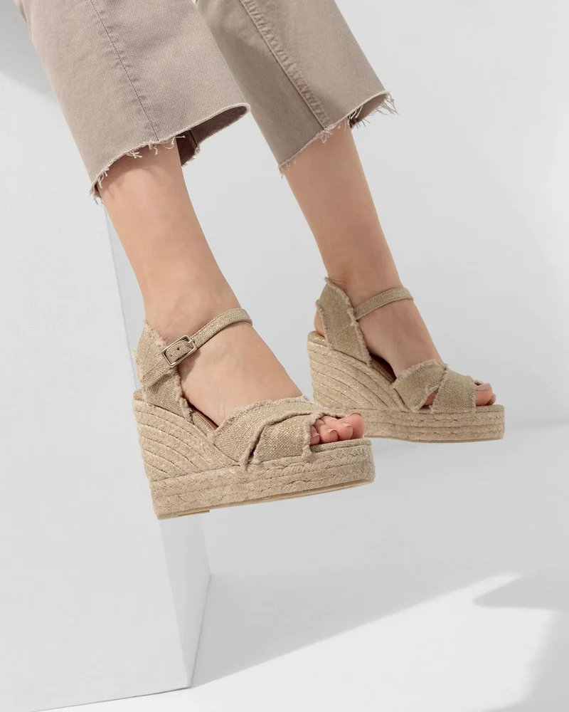 Bromelia 8ED Gold Espadrilles