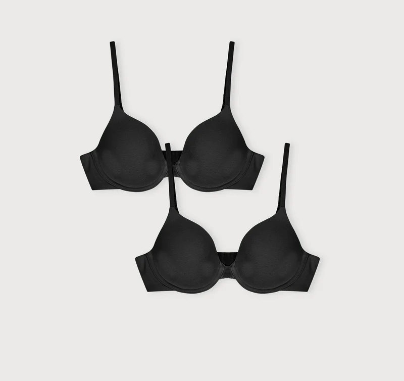 Core Full Coverage Bra 2-Pack