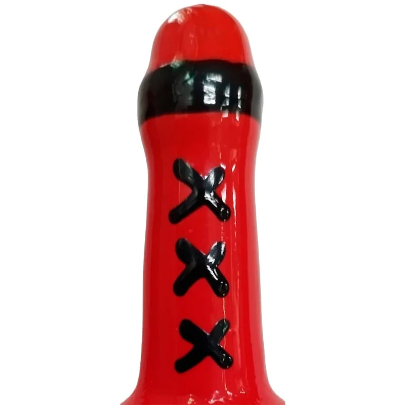 CONDOMERIE - HANDBEMALTE NEUHEITSKONDOME AMSTERDAM ROT
