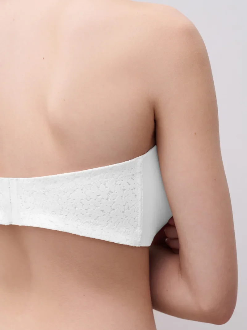 Chantelle EasyFeel – Norah Bandeau-T-Shirt-BH Weiß