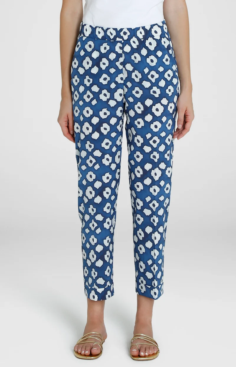 Floral Print Trousers