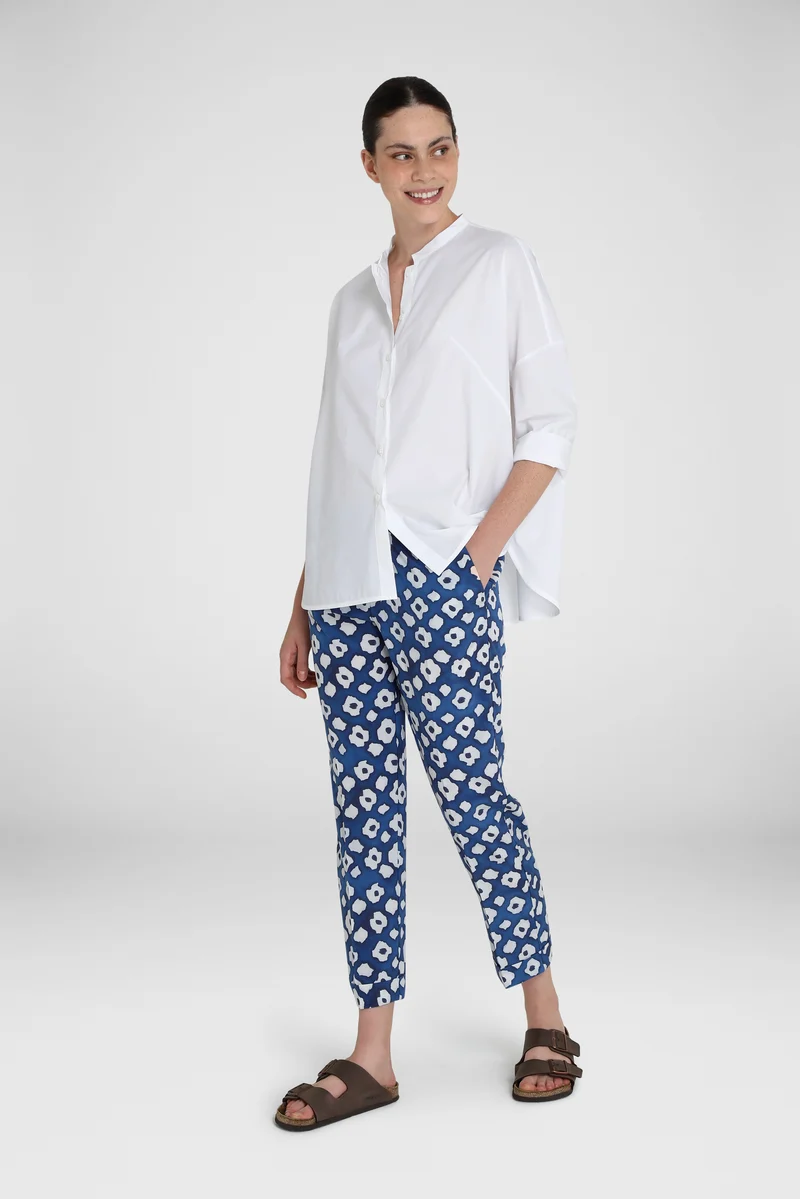 Floral Print Trousers