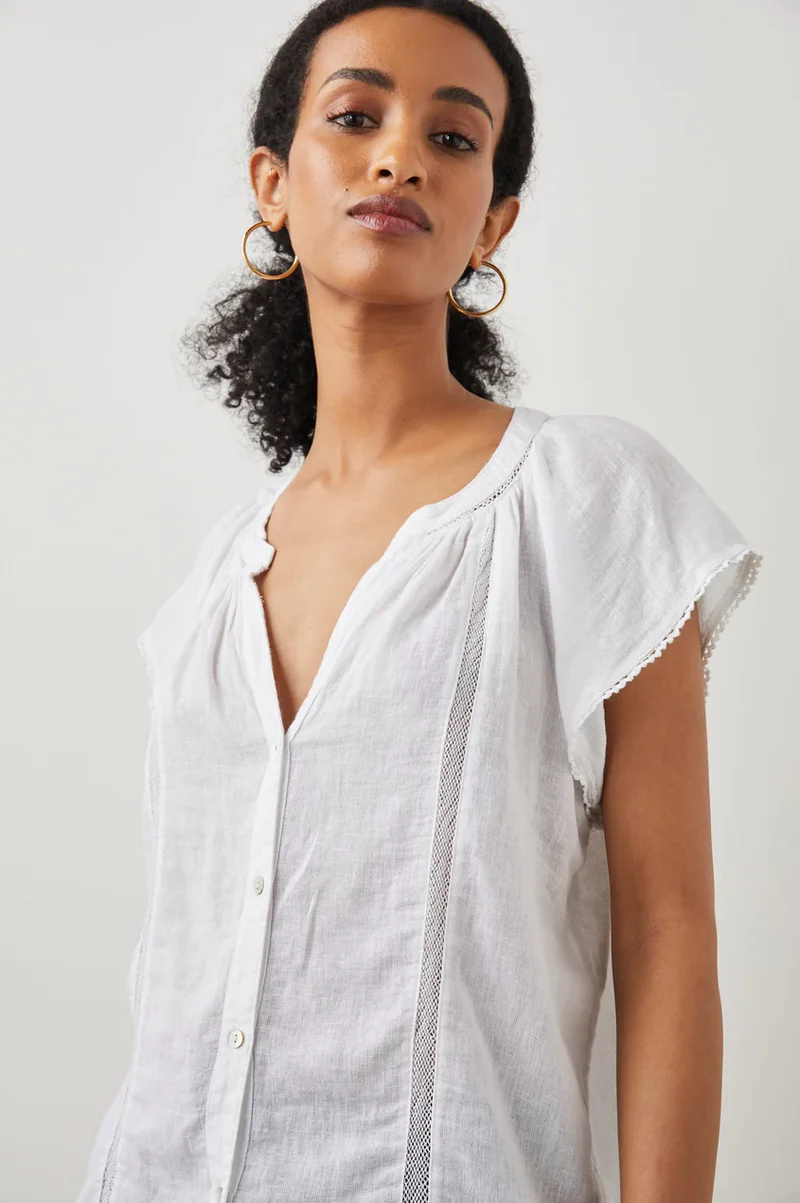 Alena White Lace Top