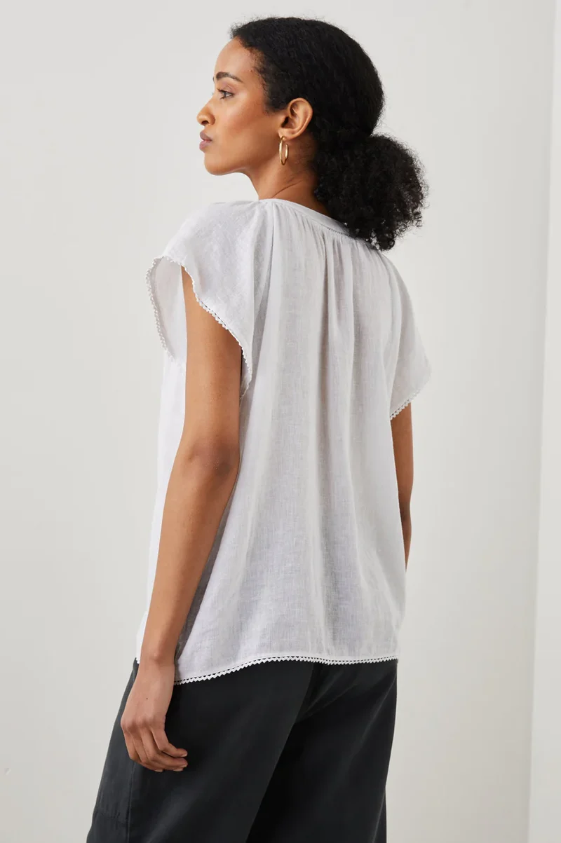 Alena White Lace Top