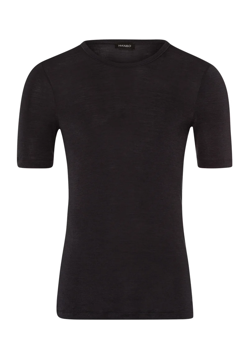 Woolen Silk S/SLV Shirt | anthracite 073401-070176