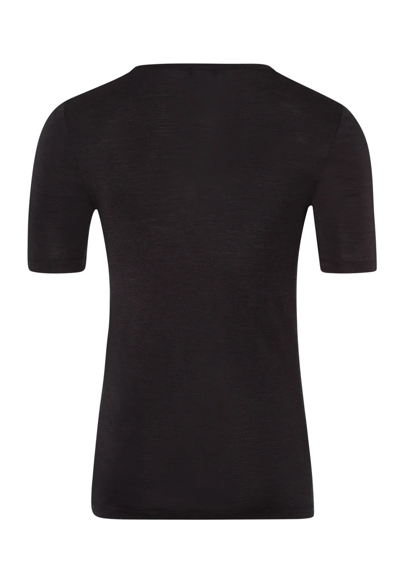 Woolen Silk S/SLV Shirt | anthracite 073401-070176
