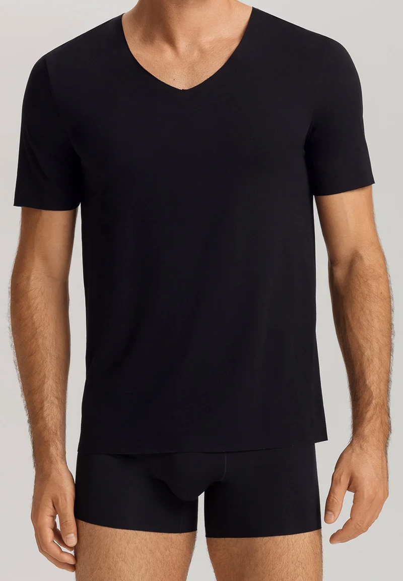 Clean Cut S/SLV Shirt V-Neck | black 073251-070019