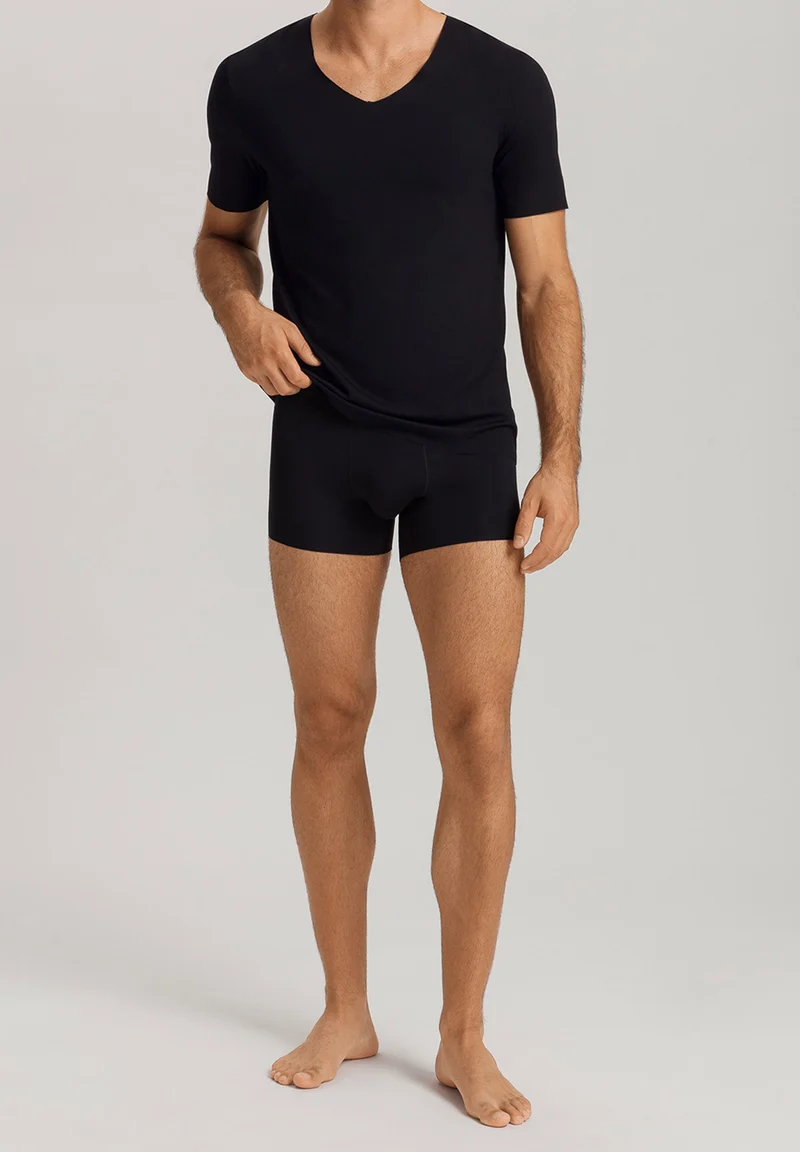 Clean Cut S/SLV Shirt V-Neck | black 073251-070019