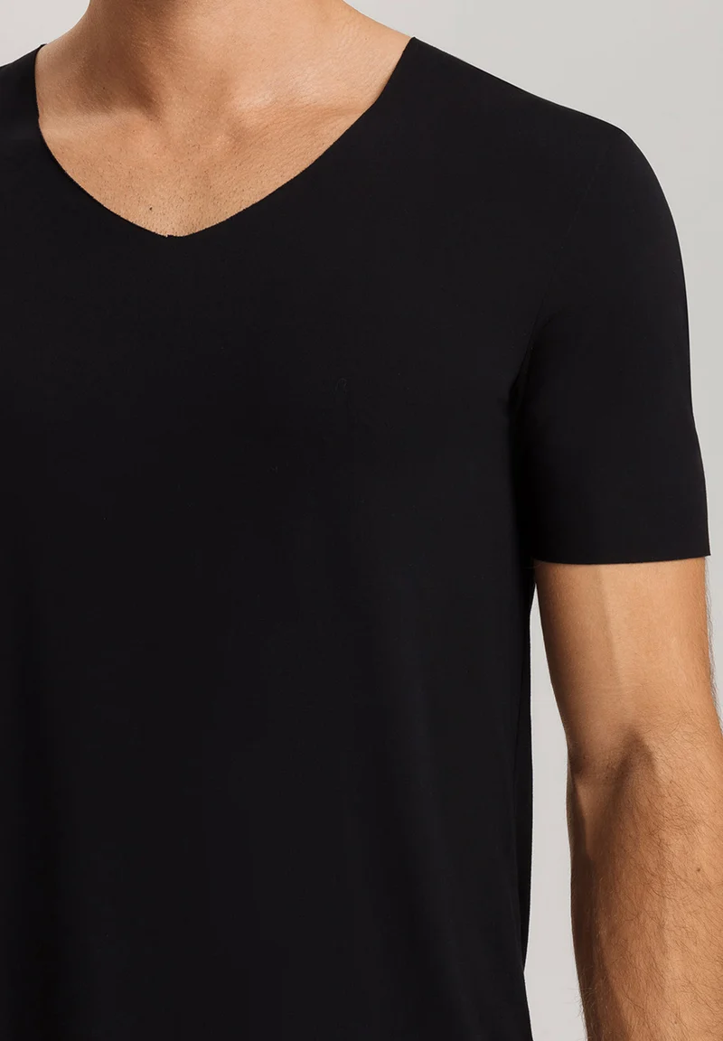 Clean Cut S/SLV Shirt V-Neck | black 073251-070019