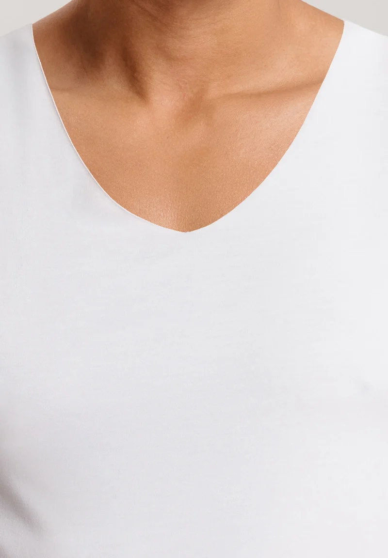 Clean Cut S/SLV Shirt V-Neck | white 073251-070101