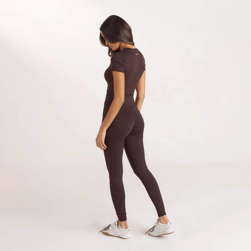 Classic Fitted Top - Coffee Bean