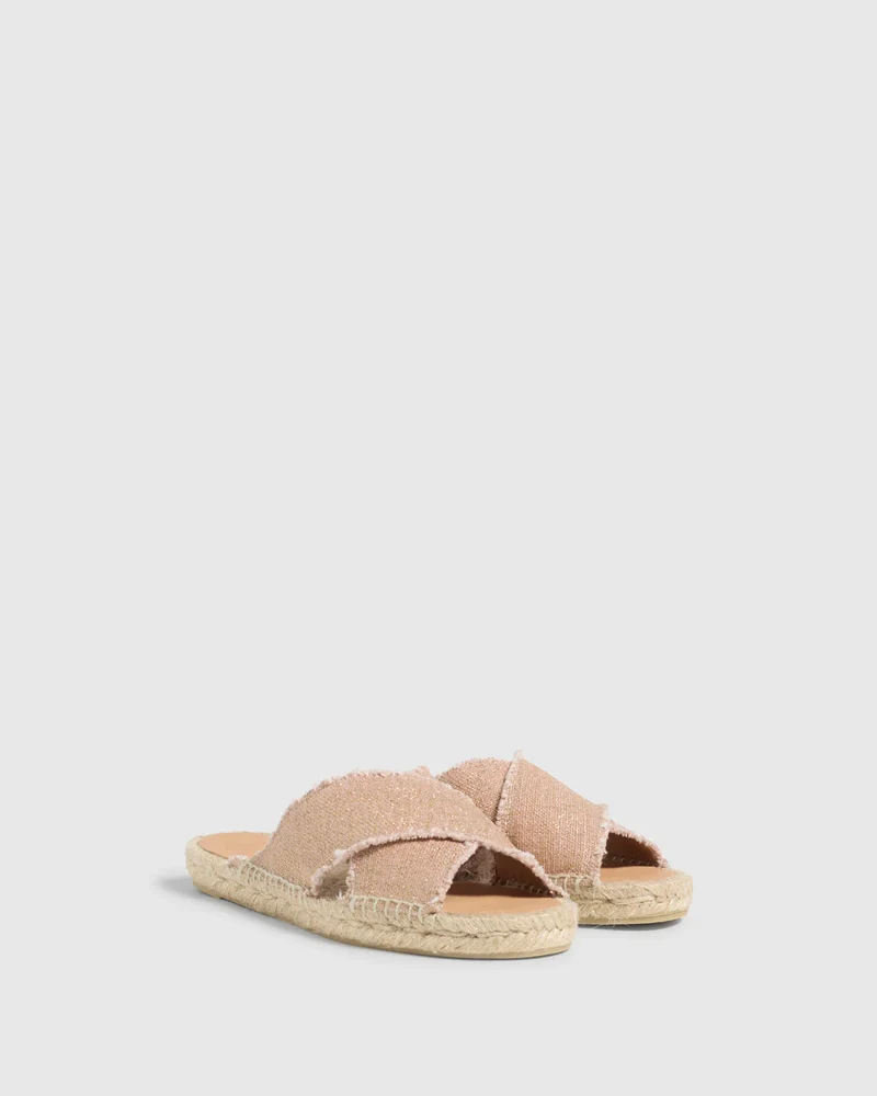 Palmera Rose Gold Sliders