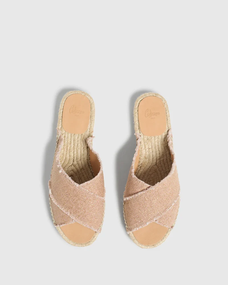 Palmera Rose Gold Sliders