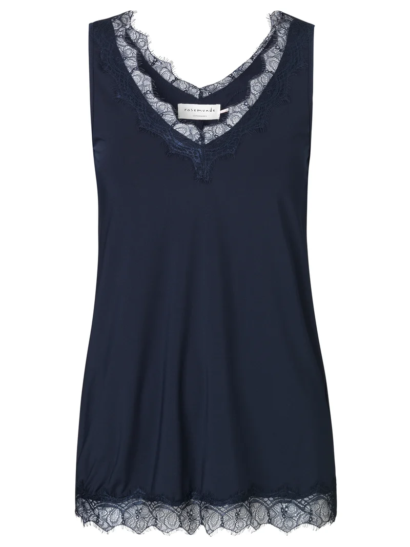 Lace Navy Vest