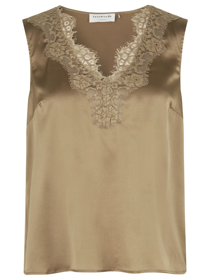 Silk Portobello Brown Top