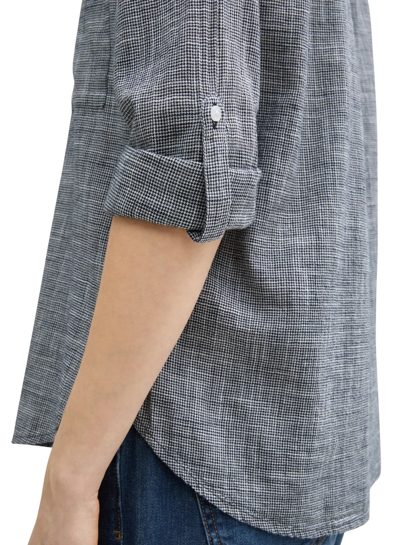 Bluse mit Brusttaschen