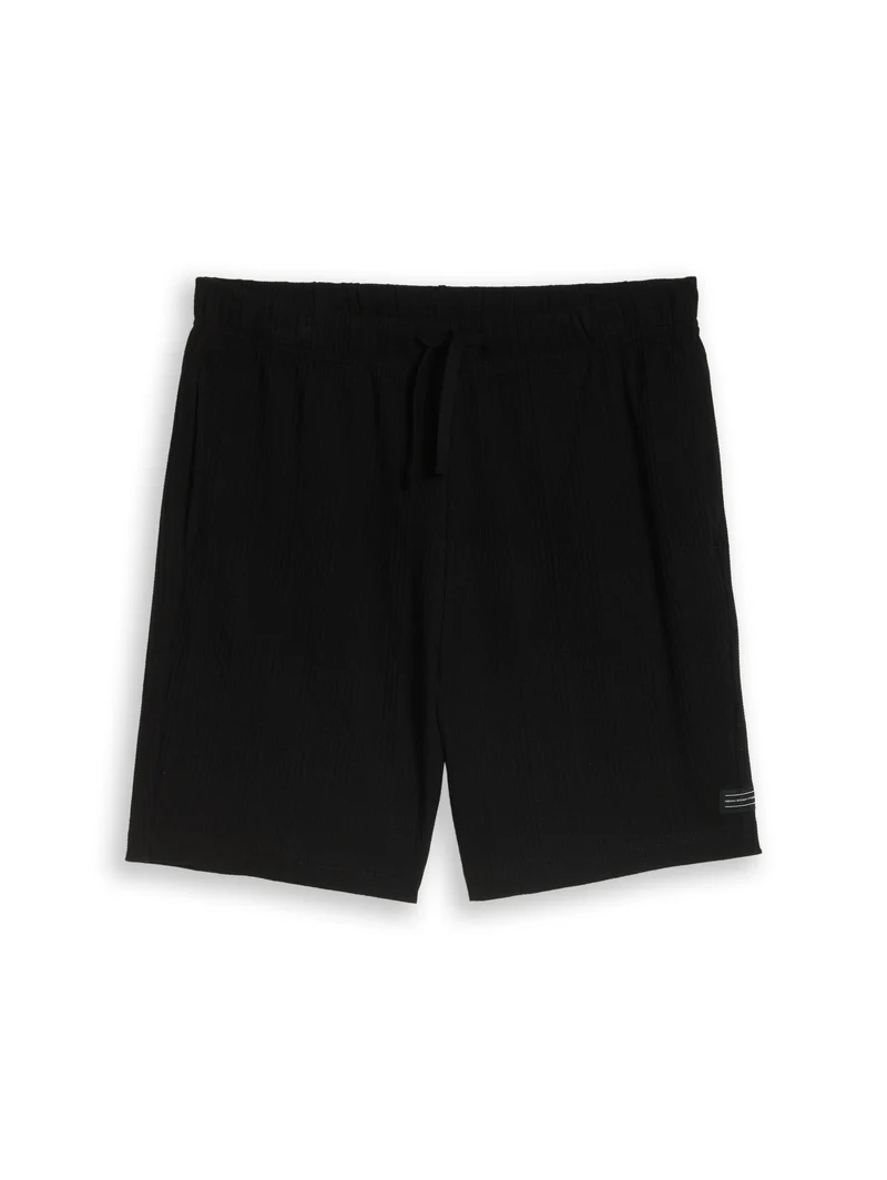 Relaxed Fit Shorts in Waffelstruktur