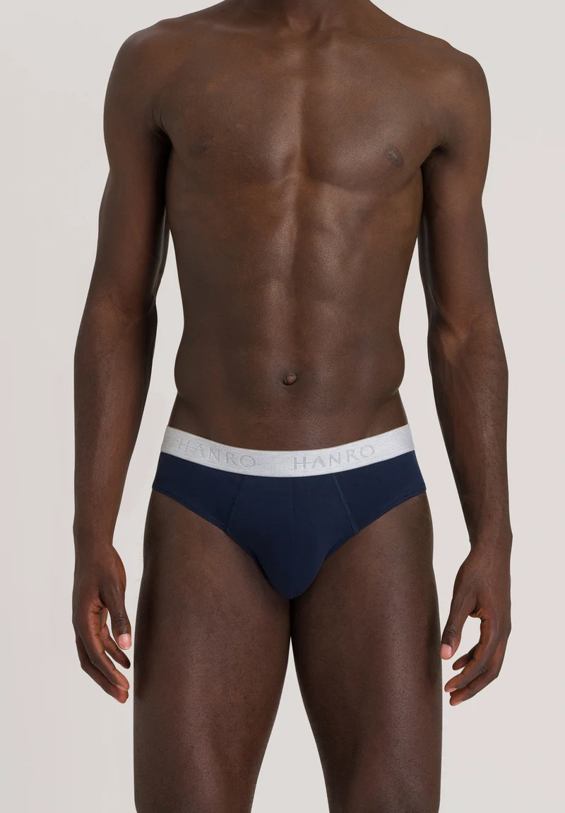 Cotton Essentials Briefs 2Pack | light melange/deep navy 073075-072399