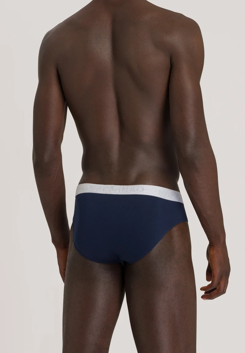 Cotton Essentials Briefs 2Pack | light melange/deep navy 073075-072399