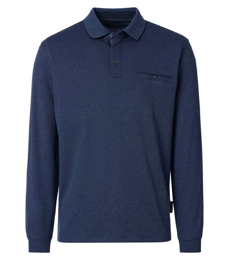 Polo-Shirt Langarm