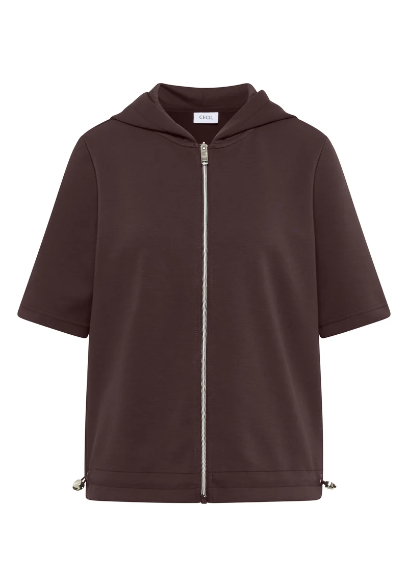 Kapuzenjacke mit seitlichen Tunnelzügen